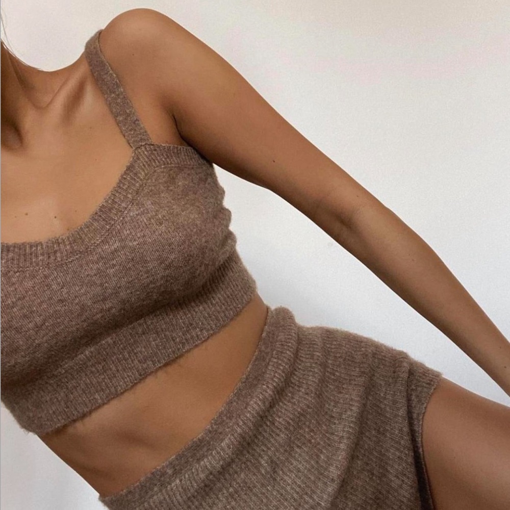 Zara Wool Blend Knit Set